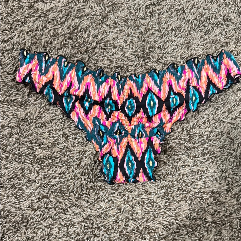 Colorful Patterned Bikini Bottom - Picture 2 of 2